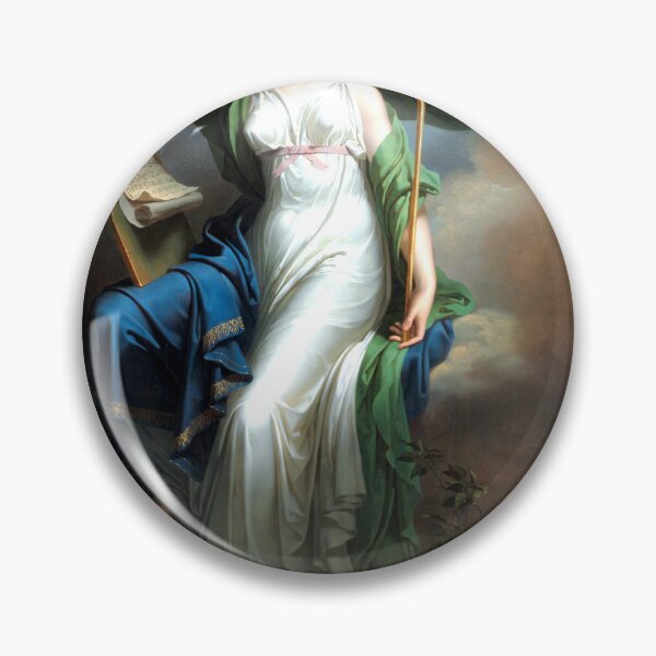 Item preview, Calliope (Kalliópē), Greek Muse of Epic Poetry 1798 Charles Meynier designed and sold by RocketshipRetro.