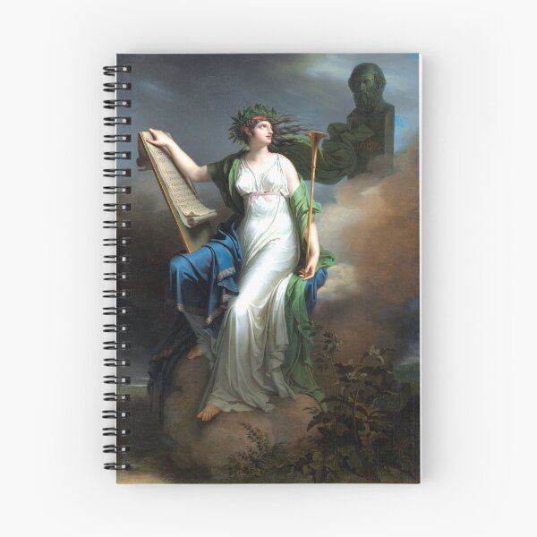 Item preview, Calliope (Kalliópē), Greek Muse of Epic Poetry 1798 Charles Meynier designed and sold by RocketshipRetro.