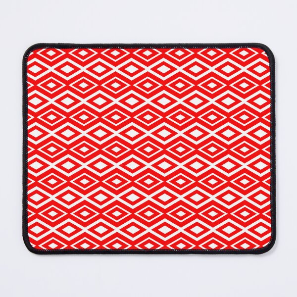 Item preview, Christmas Red and White Diamond Pattern designed and sold by LionessLove.