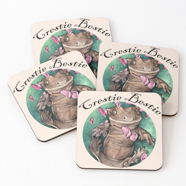 Item preview, Crestie Bestie Crested Gecko Cute Design designed and sold by geckosofgaia.