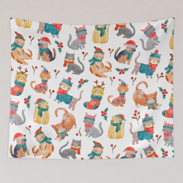 Item preview, Christmas Cats designed and sold by CarobWay.