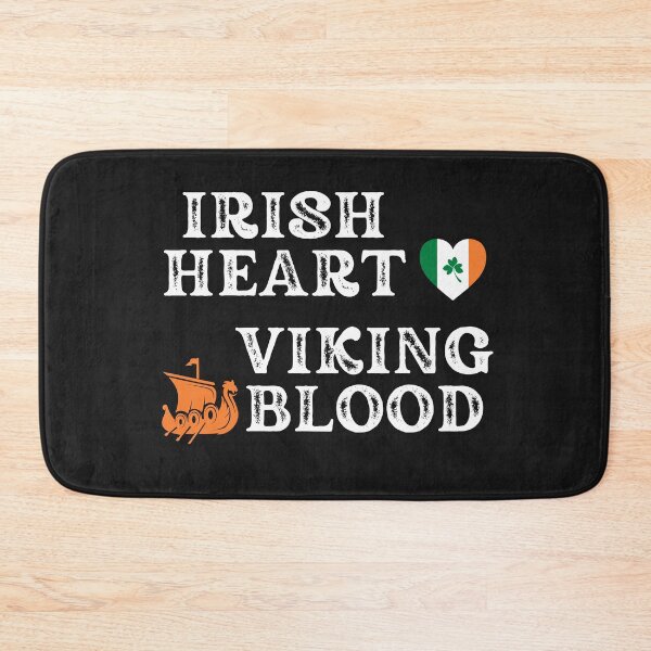 Item preview, Irish Heart Viking Blood. Gift Ideas.Bright text. designed and sold by LindaLG.