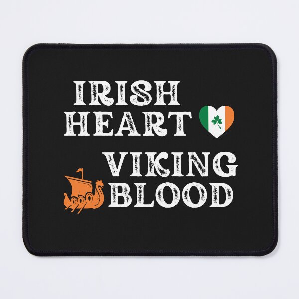 Item preview, Irish Heart Viking Blood. Gift Ideas.Bright text. designed and sold by LindaLG.