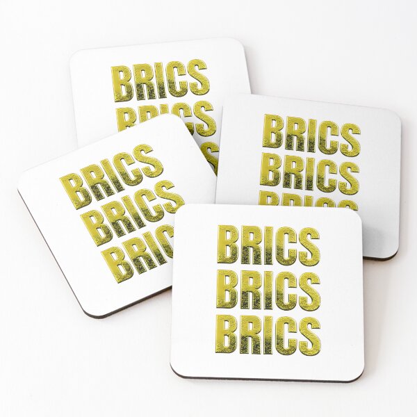 Item preview, Gold ingots forming the word BRICS designed and sold by studio468.