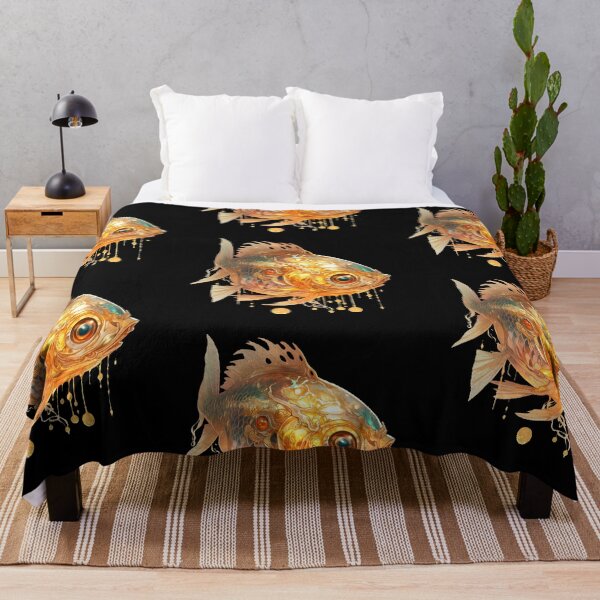Item preview, Adorable Golden Fish designed and sold by Anastasiia Yurevych.