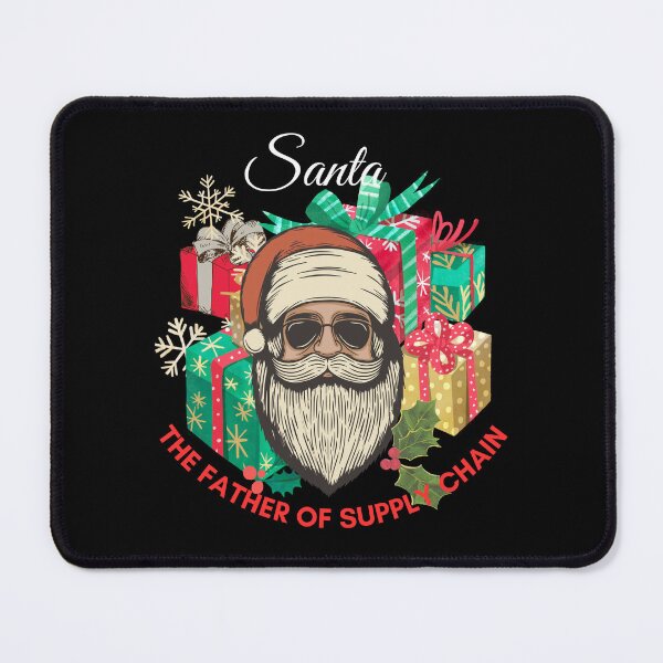 Item preview, Santa, the father and founder of supply chain, supply chain christmas designed and sold by NoetherSym.