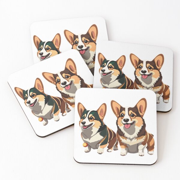 Artikelvorschau, Corgis mit Ball entworfen und verkauft von Corgi-at-night.