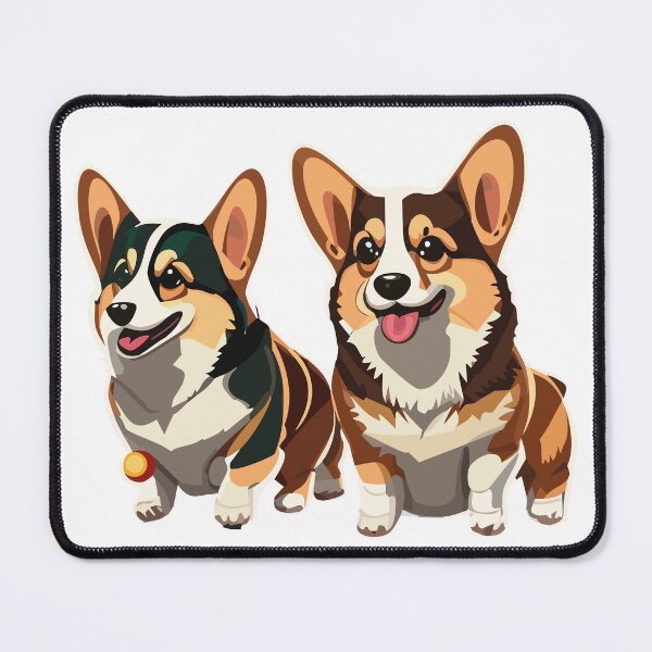 Item preview, Corgis with ball designed and sold by Corgi-at-night.