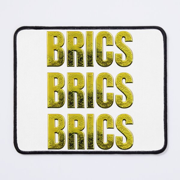 Item preview, Gold ingots forming the word BRICS designed and sold by studio468.