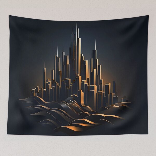 Item preview, "City Rhythms in Abstraction" designed and sold by Art-Vortex-fr.