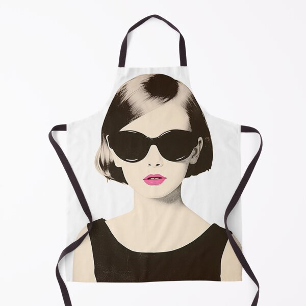 Item preview, Vintage Chic avant-garde, boutique decor : Retro Fashion Illustration with Modern Twist for Stylish Wall Art and Apparel designed and sold by 21 Dragonflies.