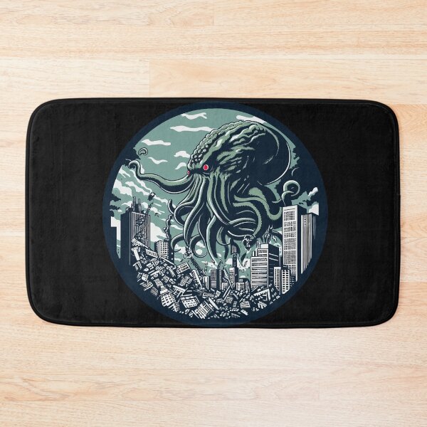 Item preview, Cthulhu vs the City designed and sold by QuickSticker.