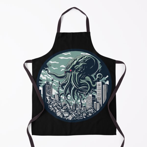 Item preview, Cthulhu vs the City designed and sold by QuickSticker.