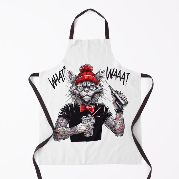 Item preview, Forest Cat Bartender WHAAAT designed and sold by gringourmand.
