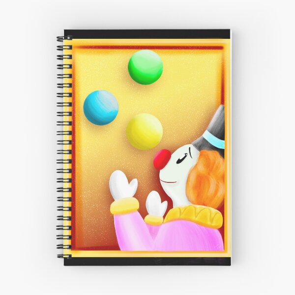 Item preview, Juggling Circus Clown Art by Adela Hurtado designed and sold by Adela Hurtado.