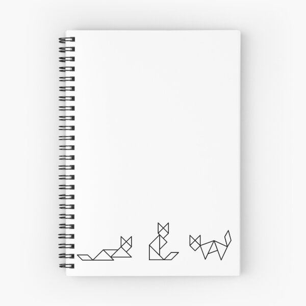 Item preview, Black Geometric Outline Cats designed and sold by coffeeandwalnut.