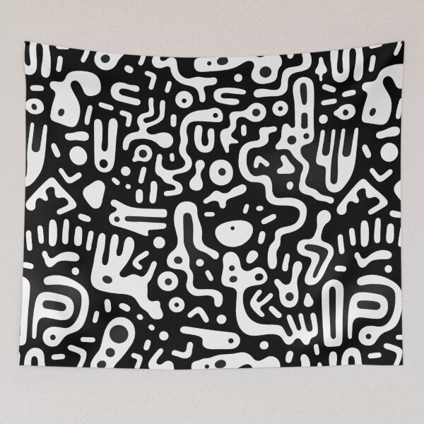 Item preview, A patterns seamless doodle abstract digital art. designed and sold by MaiKaze.
