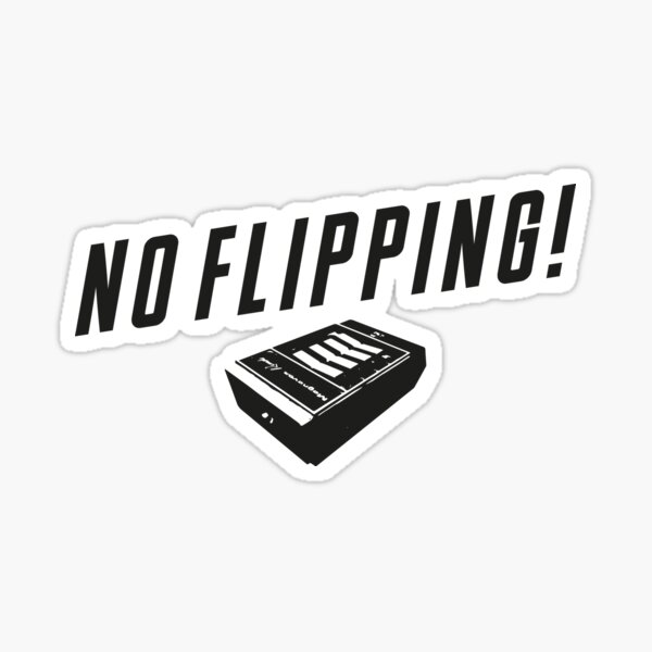 Item preview, No Flipping... It's the Larry Sanders Show! TV Merchandise designed and sold by BananaDogg.