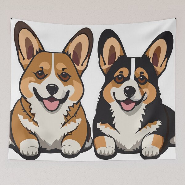 Artikelvorschau, Corgis entworfen und verkauft von Corgi-at-night.