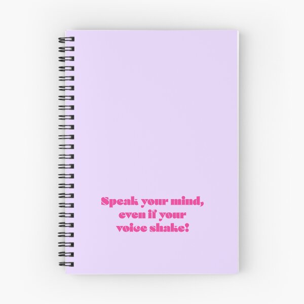 Aperçu de l'œuvre Exprimez ce que vous pensez, même si votre voix tremble ! créée et vendue par SatuStudio.