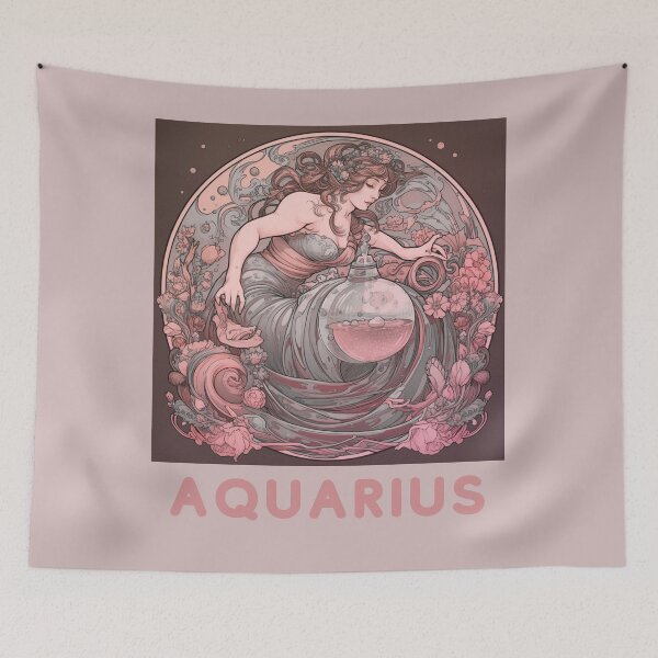 Item preview, Aquarius Zodiac- Horescope/SunSign Theme designed and sold by CosmicNook1.