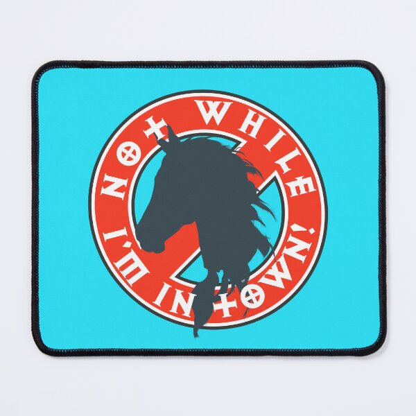 Item preview, Not While I'm in Town - Red Version! designed and sold by stuinflipflops.