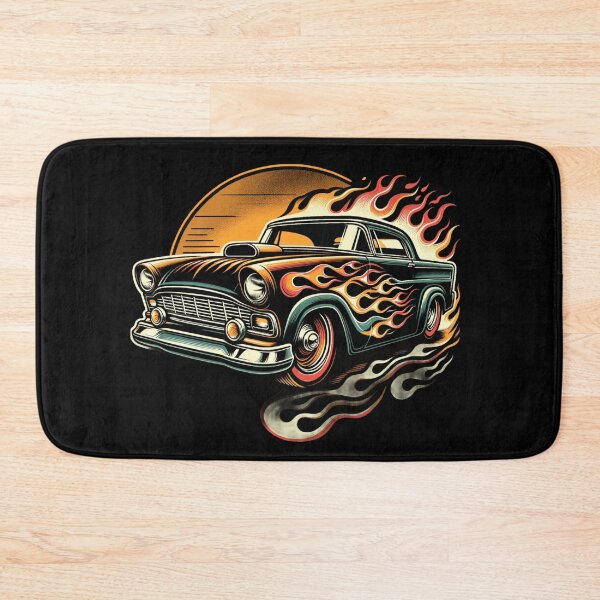 Item preview, Flaming Classic - 60s Car Tee designed and sold by BrokeRun.