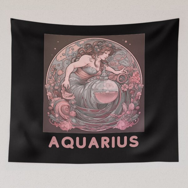 Item preview, Aquarius Zodiac- Horescope/SunSign Theme designed and sold by CosmicNook1.
