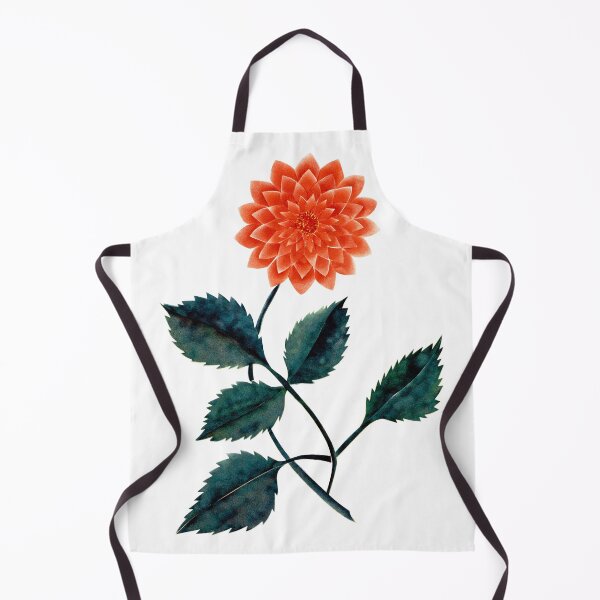 Item preview, Red Dahlia Flower 19th Century, Mary Altha Nims designed and sold by RocketshipRetro.