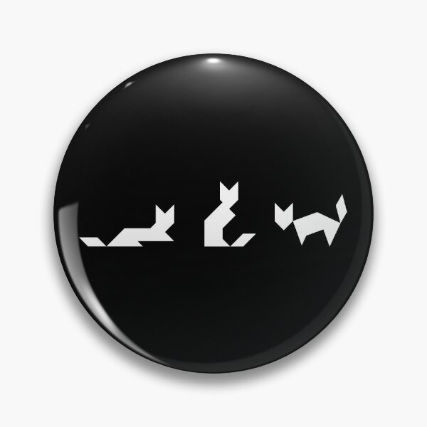 Item preview, White Geometric Cats designed and sold by coffeeandwalnut.