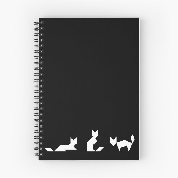 Item preview, White Geometric Cats designed and sold by coffeeandwalnut.