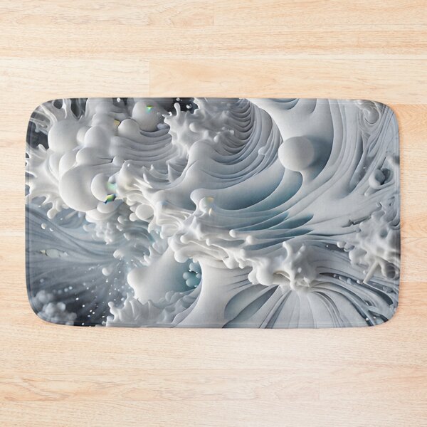 Item preview, Fluid 3D - liquid optical illusion, sea foam. designed and sold by My-fake-places.