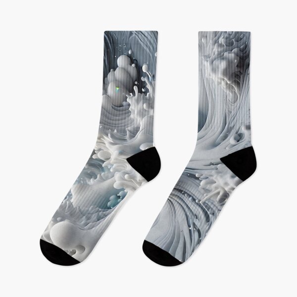 Item preview, Fluid 3D - liquid optical illusion, sea foam. designed and sold by My-fake-places.