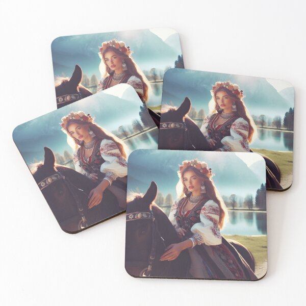 Item preview, Serbian girl on horse  designed and sold by Illuminatium.