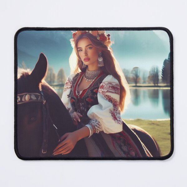 Item preview, Serbian girl on horse designed and sold by Illuminatium.
