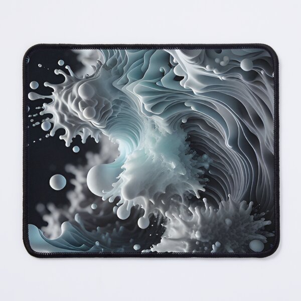 Item preview, Fluid 3D - liquid optical illusion, sea foam. designed and sold by My-fake-places.