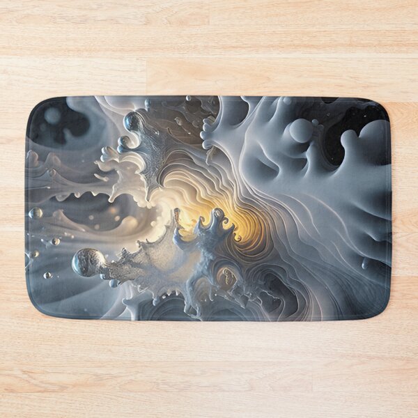 Item preview, Fluid 3D - liquid optical illusion, sea foam. designed and sold by My-fake-places.