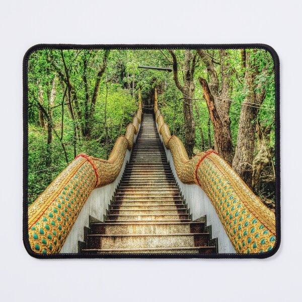 Item preview, Temple Dragon Steps Thailand designed and sold by AJEvans.