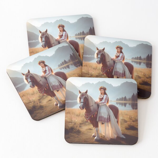 Item preview, Serbian girl on horse  designed and sold by Illuminatium.
