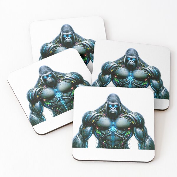 Item preview, Neon Apex - Cyber Gorilla designed and sold by MrAI-Store.