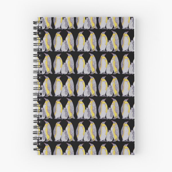 Aperçu de l'œuvre Famille de pingouins (motif noir) créée et vendue par 13mtm80-Designs.