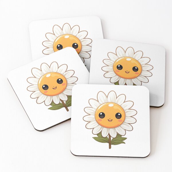 Item preview, Daisy flower sticker - simple and happy floral motif designed and sold by Daydreamsatdawn.