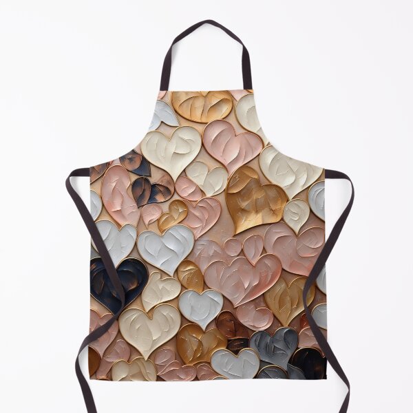 Item preview, Metallic heart abstract design print designed and sold by dcrc.
