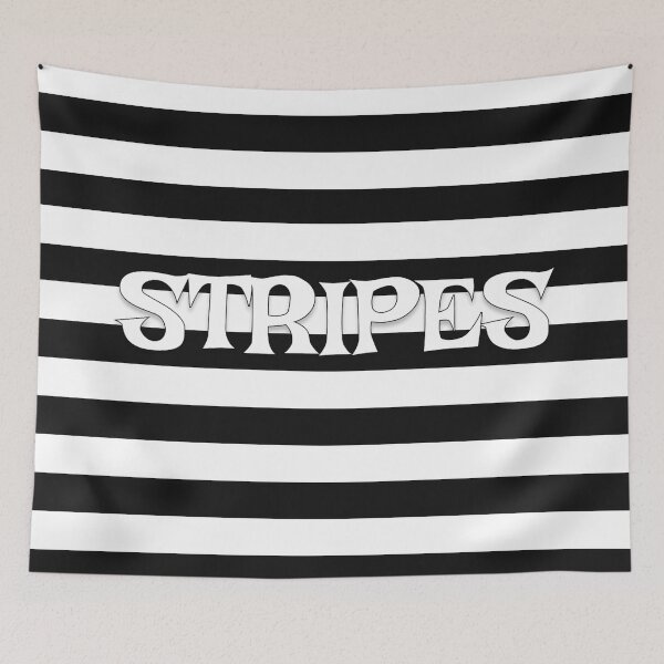 Item preview, Stripes, black and white striped abstract design designed and sold by Barbara Burgess.