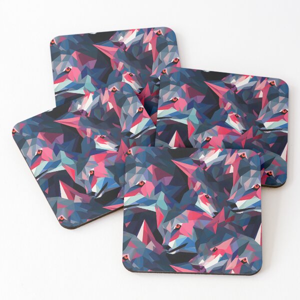 Item preview, Wolves Geometric Pattern Abstract Animals designed and sold by LynZorHome.