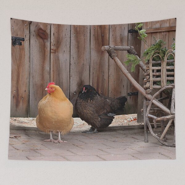 Item preview, Chickens in the Barnyard designed and sold by Linda Crockett.