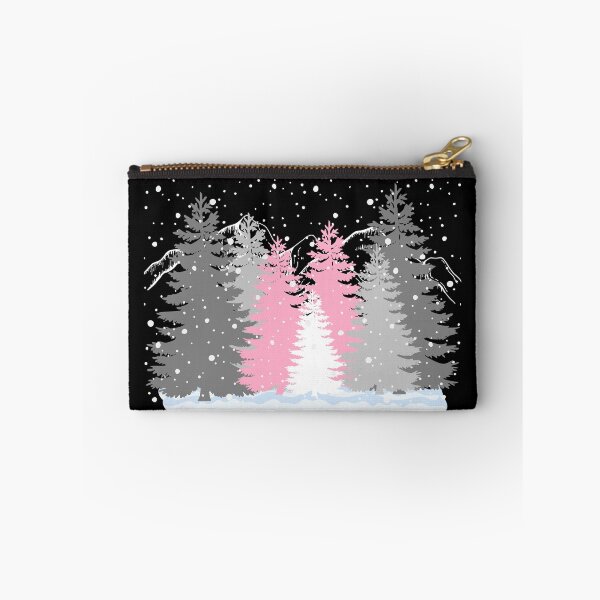 Item preview, Subtle Demigirl Pride Flag Christmas Tree Forest Winter Theme  designed and sold by ontrendshirts.