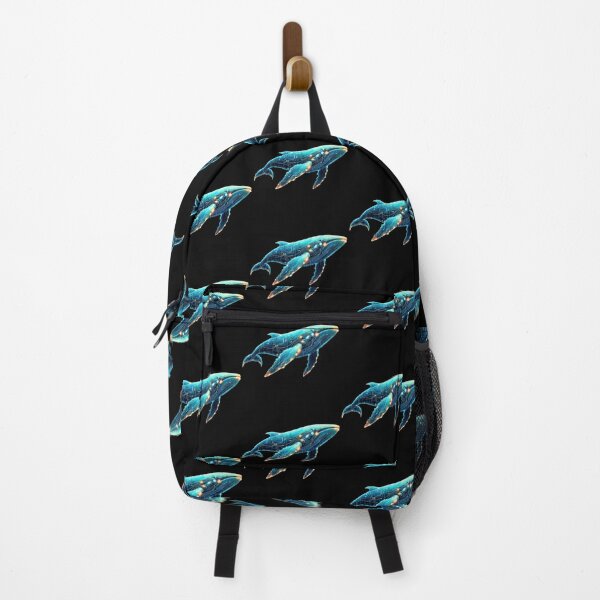 Item preview, Cyber Cetacean - Neon Whale designed and sold by MrAI-Store.