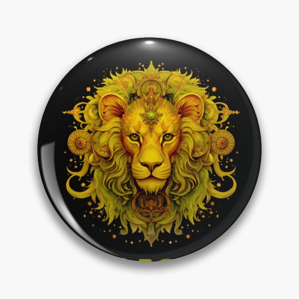 Item preview,  Leo Zodiac-- Horescope/SunSign Theme on  with black bg designed and sold by CosmicNook1.