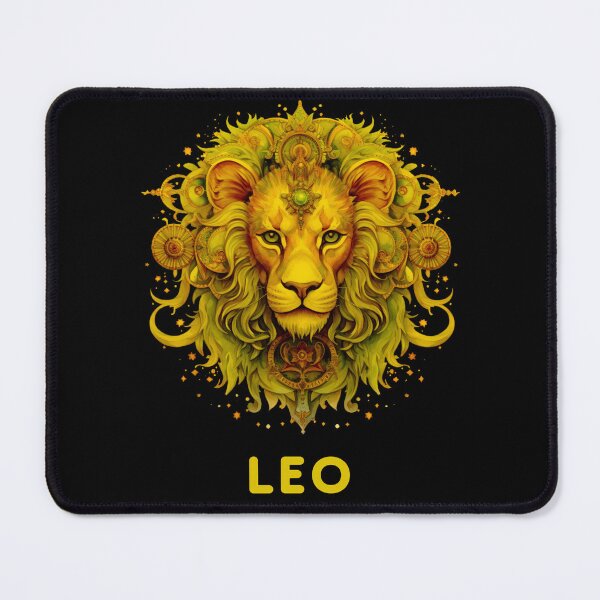 Item preview,  Leo Zodiac-- Horescope/SunSign Theme on  with black bg designed and sold by CosmicNook1.
